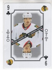 16/17 OPC ARTEMI PANARIN 9 OF CLUBS PLAYING CARD