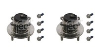 Febi Bilstein 2X Radnabe Radlagersatz Hinten FüR Smart Forfour Mitsubishi Colt