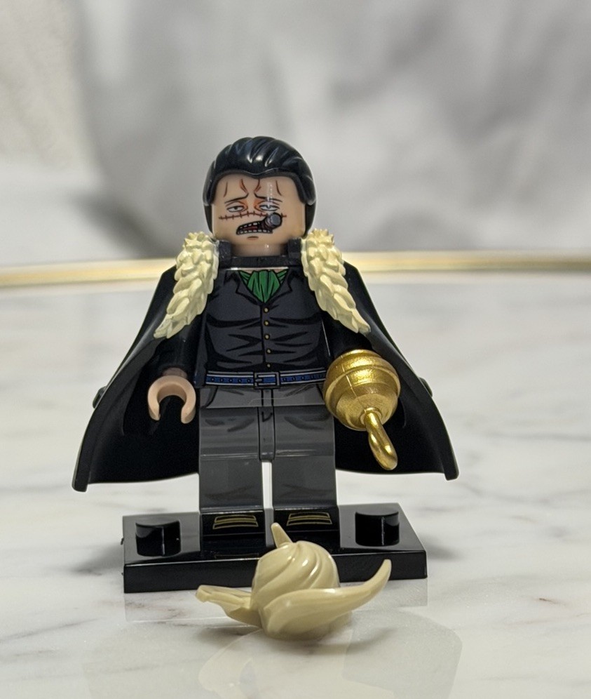 智ページ50㎝レリーフ Lego One Piece Sir Crocodile Custom Printed Minifigure Mr Zero