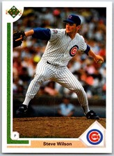 ⚾ 1991 Upper Deck #493b Steve Wilson Chicago Cubs