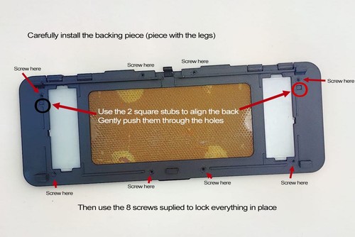 Mercedes-Benz R129 SL | W124 Sun Visor Vanity Mirror housing - 1298102317 - Picture 17 of 18