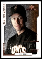Russ Davis 2000 Upper Deck MVP #91 Giants MLB READ FREE SHIPPING AutographDen