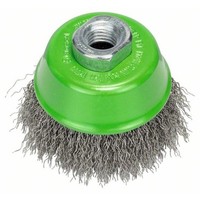 Bosch TopfbüRste, Edelstahl, Gewellter Draht, Ø 75 Mm, 12500 U/Min, M14