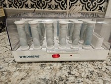 Vintage Windmere Gentle Curls 18 Heated Hair Roller Set Color Magic Tested Works