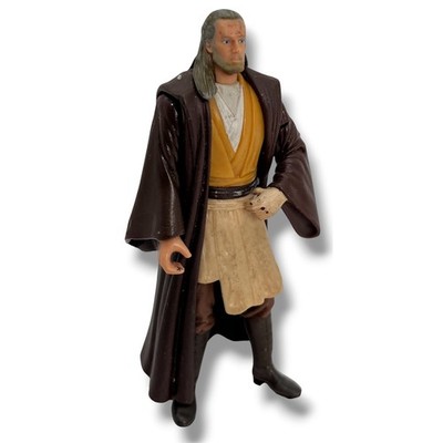 1999 Hasbro Star Wars Episode I Qui-Gon Jinn Action Figure Jedi Master 4''