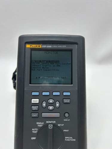 Fluke DSP-2000 Digital LAN Cable Analyzer & DSP-2000SR Smart Remote Tester Kit - Picture 9 of 24