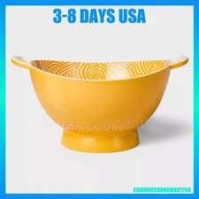 5qt Melamine Colander Yellow - Tabitha Brown for Target: Dishwasher-Safe,