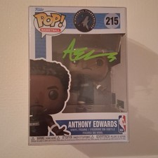 ANTHONY EDWARDS Signed Funko POP Basketball Authentic COA w/Case #215