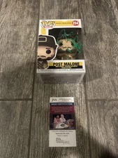 POST MALONE SIGNED AUTOGRAPHED SUNFLOWER FUNKO POP AUTOGRAPHED JSA COA RARE!
