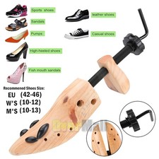 2-Way Wooden Adjustable Shoe Stretcher Expander Men Women Boot Size US 10-13