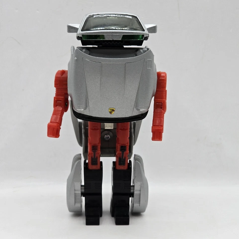 Porsche 930 Turbo Japón Bandai 1983 escala 1/37 - plateado - transformador👀 Foto 3 de 3