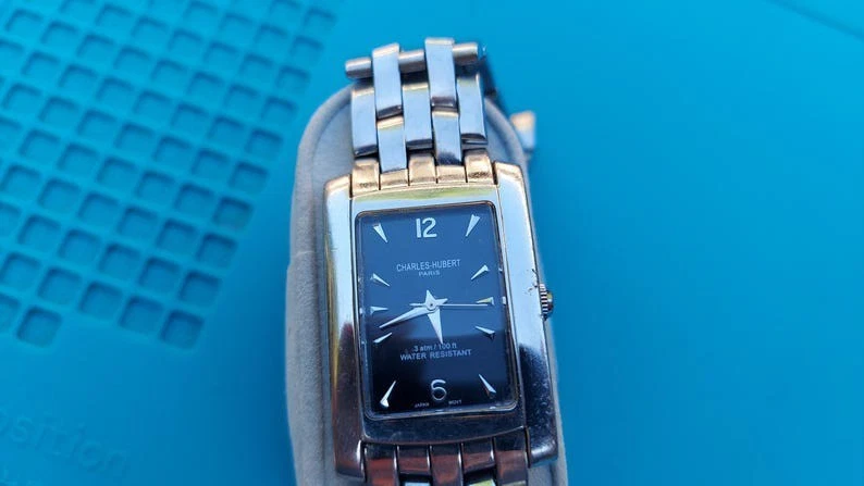 Vintage Charles Hubert Paris Men's Wristwatch  - image 2 of 4