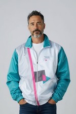 Benotto Jantzen Tracktop Full Zip Jacket Cycling Vintage Size L