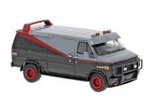 Brekina 18250 1:87 H0 GMC Vandura schwarz rot...