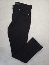 Tommy Hilfiger Dress Pants Preppy Black Ponte Fabric Mid Rise Straight Leg 10
