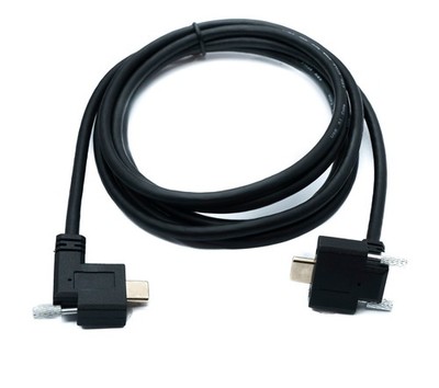 SYSTEM-S USB 3.1 Gen 2 Kabel 200 cm Typ C Stecker zu Stecker Single Double Screw