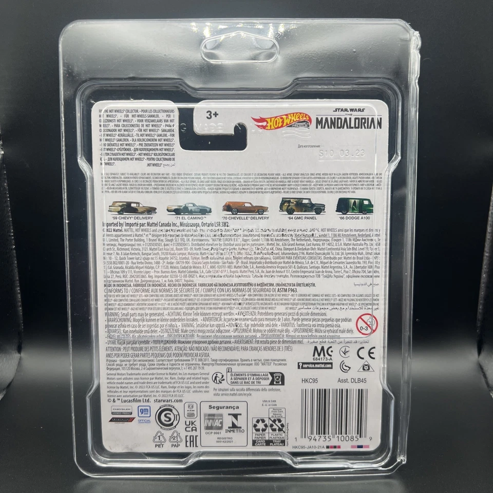 Hot Wheels Premium Star Wars The Mandalorian 2/5 '71 El Camino Nuevo Foto 2 de 4