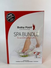 Baby Foot Spa Bundle Kit Exfoliation Foot Peel + Salt Soak + Foot Scrub Exp 2024