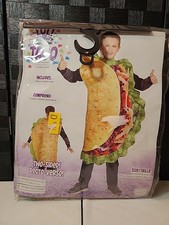Taco Child's Costume by Fun World One Size Fits up to 14 Brand New