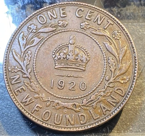 1920 Newfoundland Large Cent — photo from another recent sale