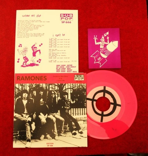 THE RAMONES   PINK FLOYD 3 SONG 45 & PICTURE SLEEVE   PUNK   KBD