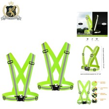 Lightweight Reflective Vests 2-Pack for Maximum Safety While Jogging or Cycling