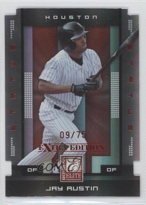 2008 Donruss Elite Extra Edition Status Red Die-Cut 9/75 Jay Austin #44 0b5