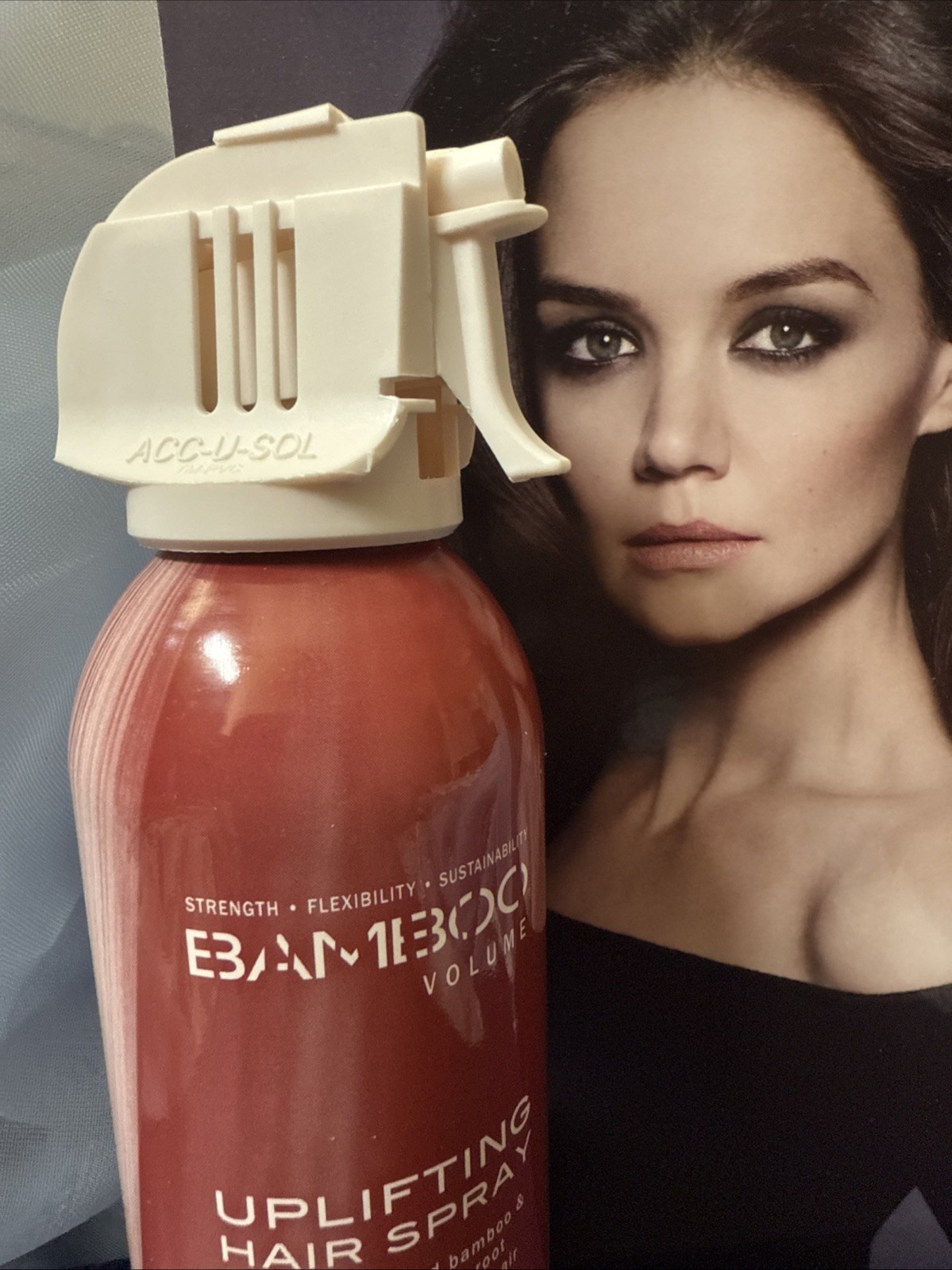 New Bamboo Volume Uplifting Hair Spray w energizing Maca root for thick hair 6oz
