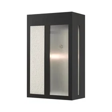 Livex Lighting 27413 Lafayette 14" Tall Outdoor Wall Sconce - Black