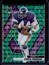 2025 Panini Mosaic #161 Chuck Foreman Mosaic Green
