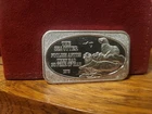 1 OZ SEA OTTERS FOOLISH ANTICS SILVER ART BAR  .999 FINE SILVER