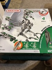 ERECTOR SPEED PLAY MOTORIZED T-REX 4 MODELS 640 PARTS NEW SEALED