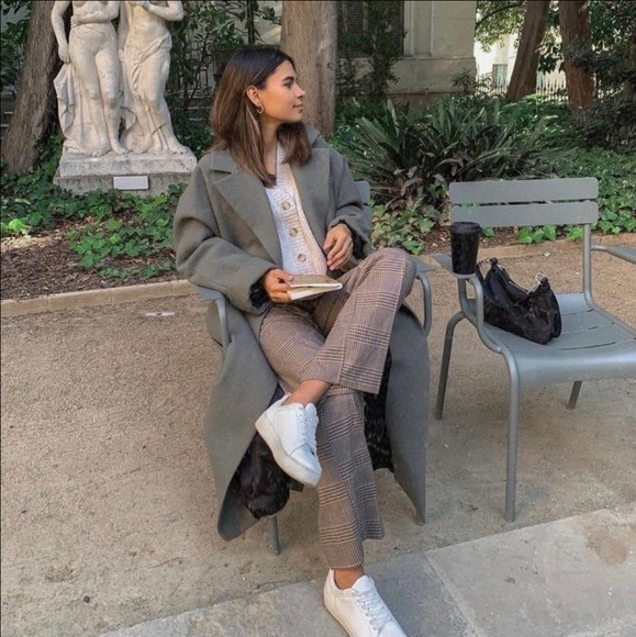 ZARA LIMITED EDITION KHAKI 100percent WOOL BELTED COAT SIZE M image 8