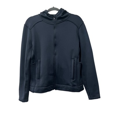 Title Nine Crash 2.0 Polartec Jacket Full Zip Hoodie Womens XL Blue Gray Fleece