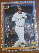 Ken Griffey Jr 2026 Topps Series 1 1991  Silver Crackle Foil #T91-45