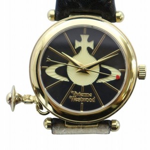 Vivienne Westwood TIME MACHINE ゴールド ブラック Vivienne Westwood Men's Gold Smithfield Black Dial GoldBracelet