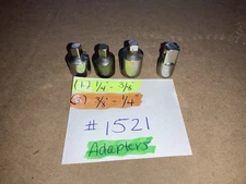 4 pack Socket Adapter Set, (3) 3/8" to 1/4" & (1) 1/4” To 3/8” Ratchet Reducer
