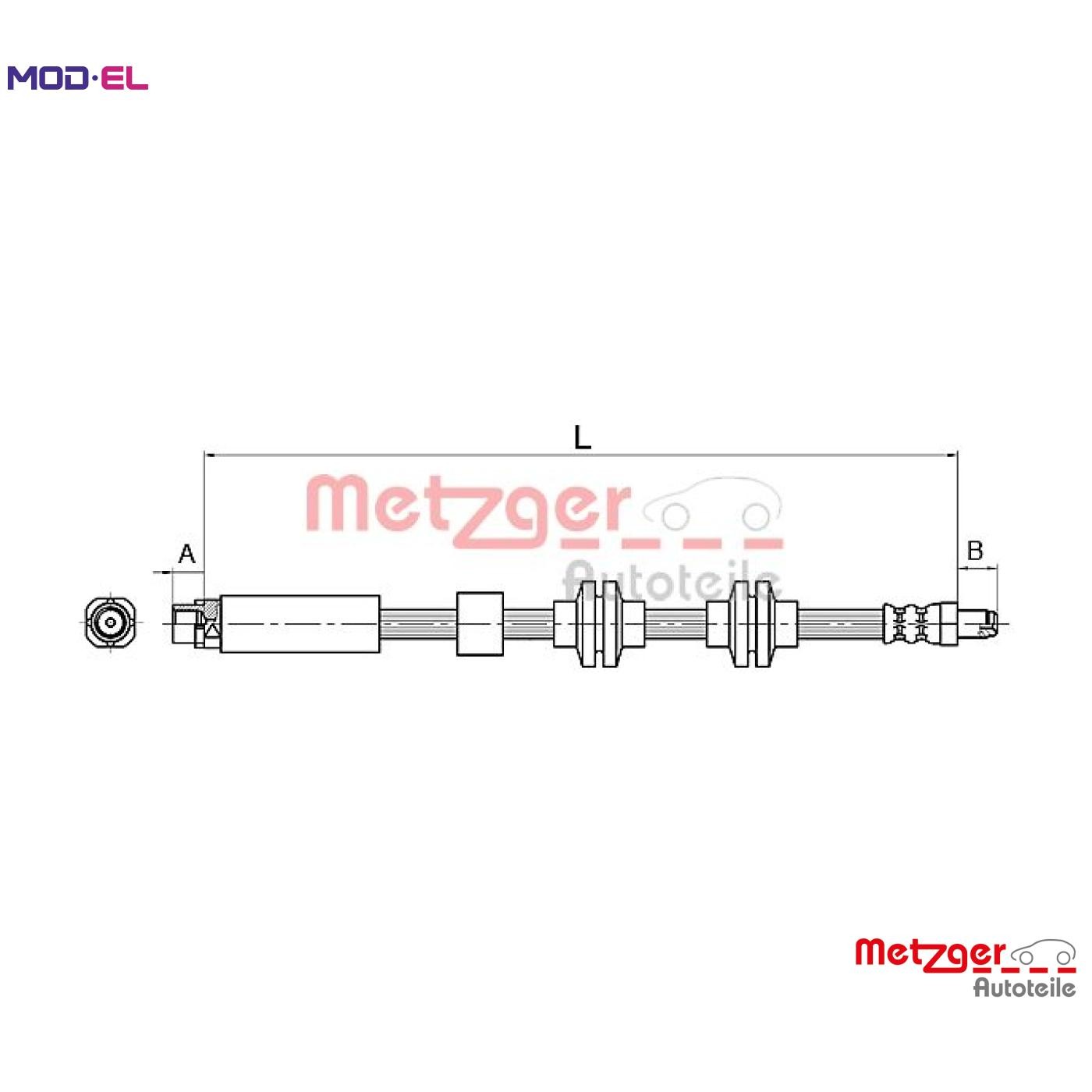BRAKE HOSE 4110143 FOR BMW Z4/Roadster/E89 N46B20CB/B/C/BD/A/CC/E/CD N47D20 2.0L