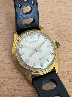 Anker Vintage Armbanduhr   21 Rubine, mechanisch & stoßgesichert | Sammlerstück