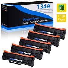 5PK 134A W1340A Toner Cartridges with Chip for HP 209dw MFP M234dw M234sdw