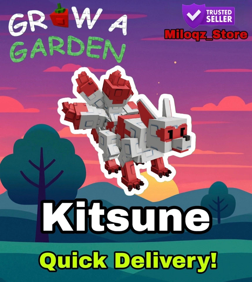 Kitsune | Grow A Garden 🪴 | Instant Delivery 🚚 | Cheap💸