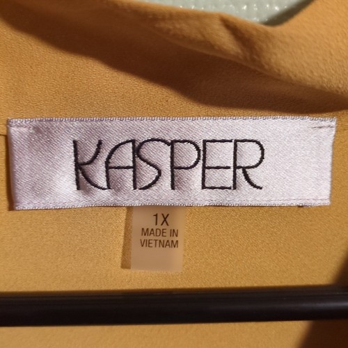 Camicetta donna Kasper senza maniche cravatta davanti XL nuova con etichetta - Foto 11 di 13