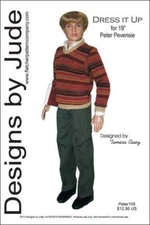 Dress It Up Doll Clothes Sewing Pattern for Peter & Mortimer Mort Tonner