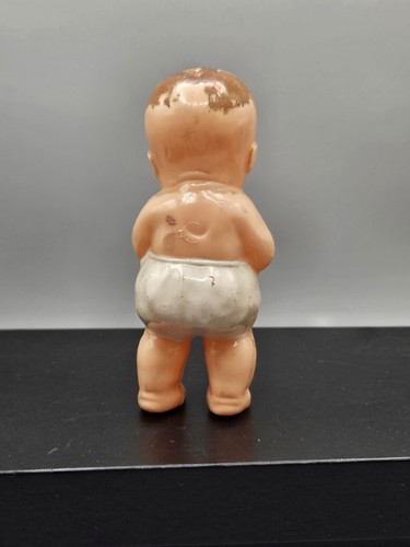 Bambola Irwin vintage con biberon e pannolino plastica made in USA giocattolo anni 50 - Foto 3 di 6