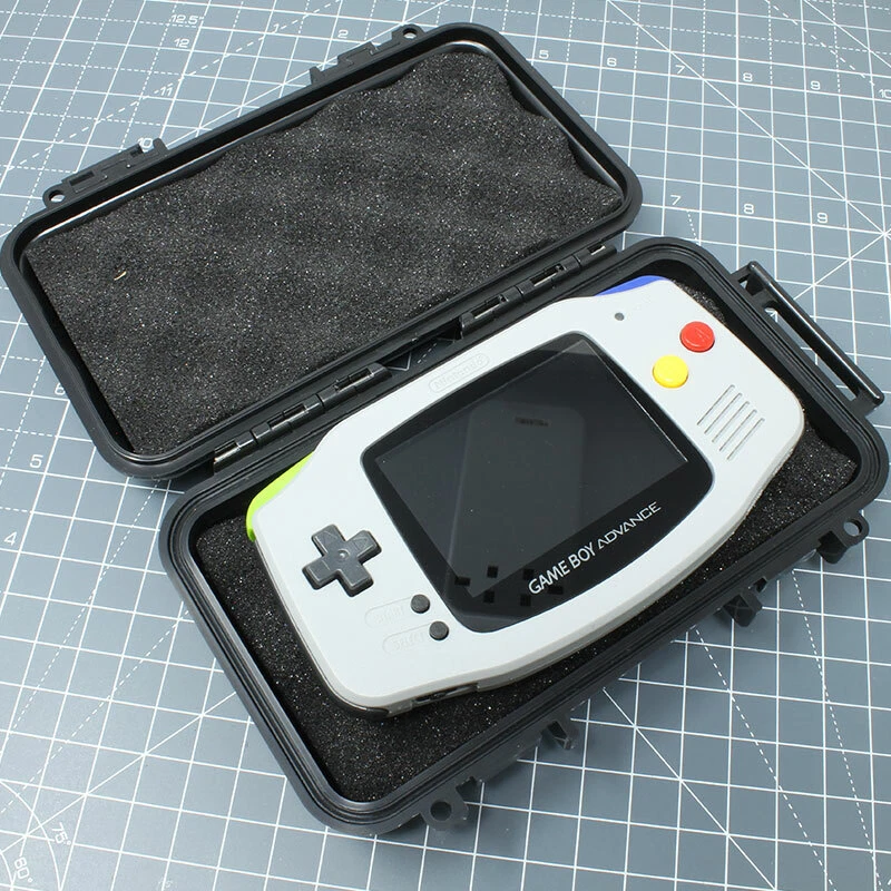 Game Boy Color Pocket Advance ABS Waterproof Hard Case Black