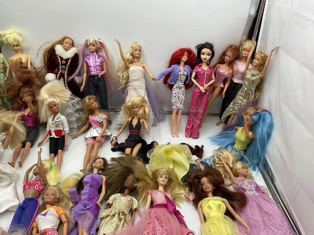Vintage Lot Of 29 Mattell Barbie Dolls