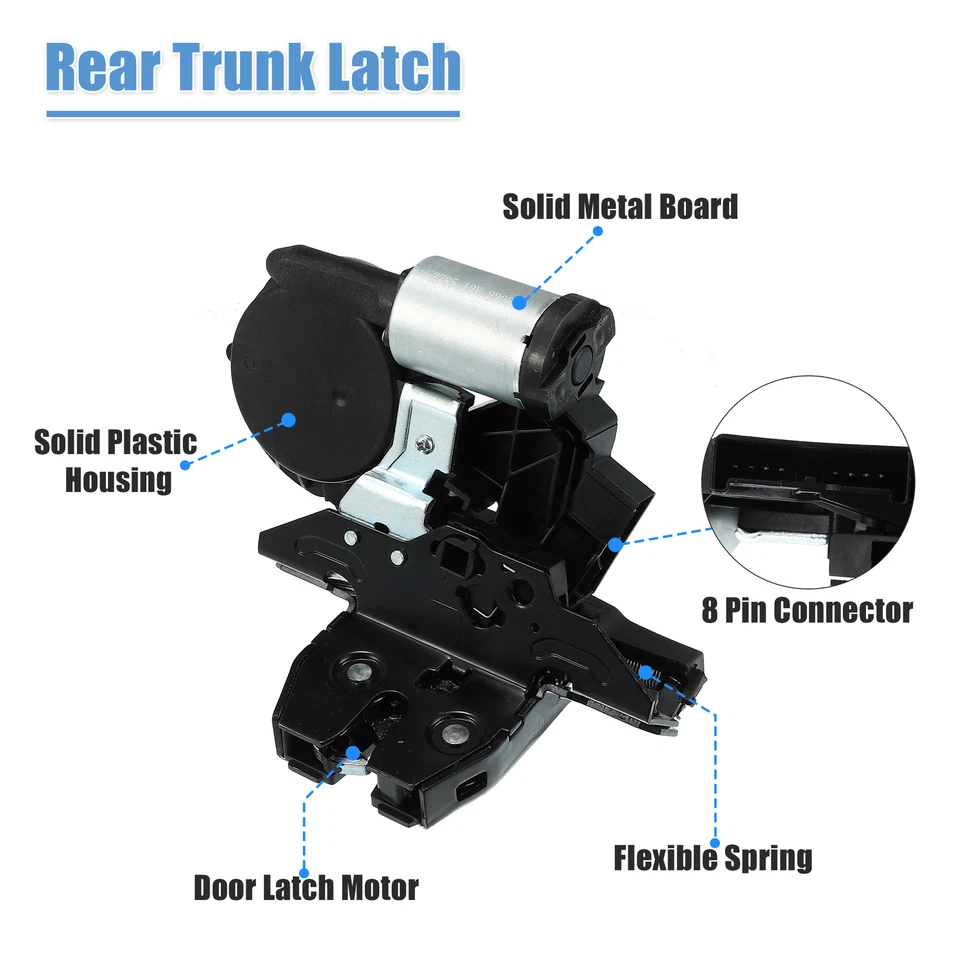 Pack of 1 for Cadillac Escalade ESV 2015-2018 Trunk Latch Lock Actuator Rear - Изображение 4 из 4