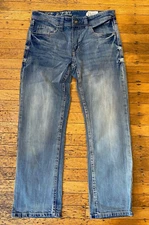 T.K. Axel Slim Boot Jeans Men's 32 W 28 measured 99% Cotton