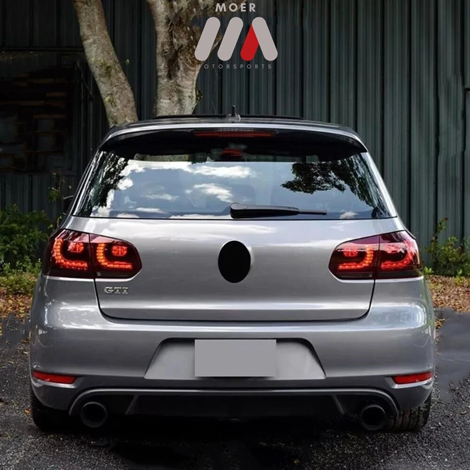 Luz trasera LED completa para Volkswagen Golf 6 Mk6 GTI 2011-2014 lámpara trasera secuencial Foto 3 de 4