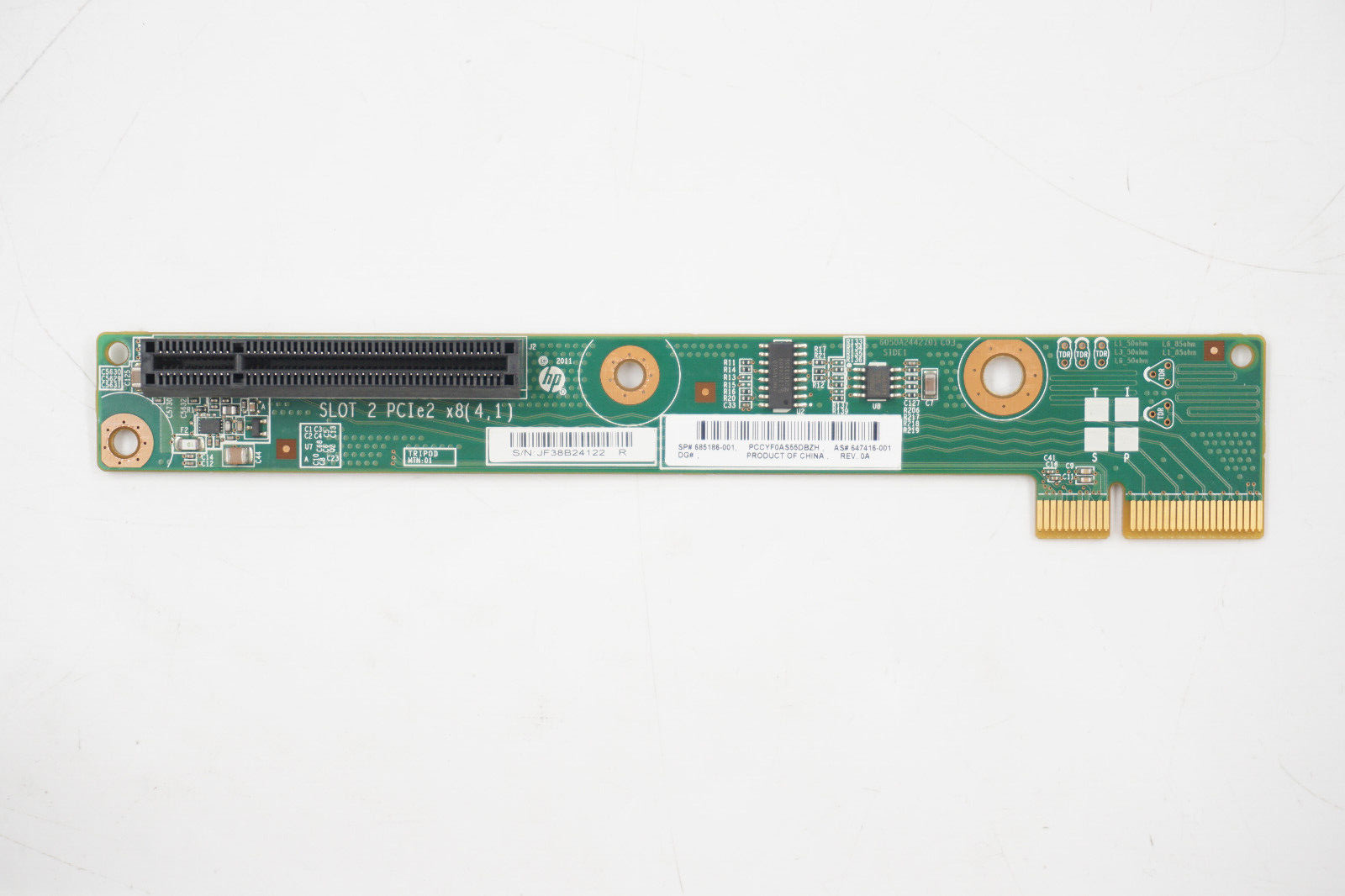 HP 685186-001 PCIe LowProfile Riser Card for PROLIANT Dl360e Gen8 for ...